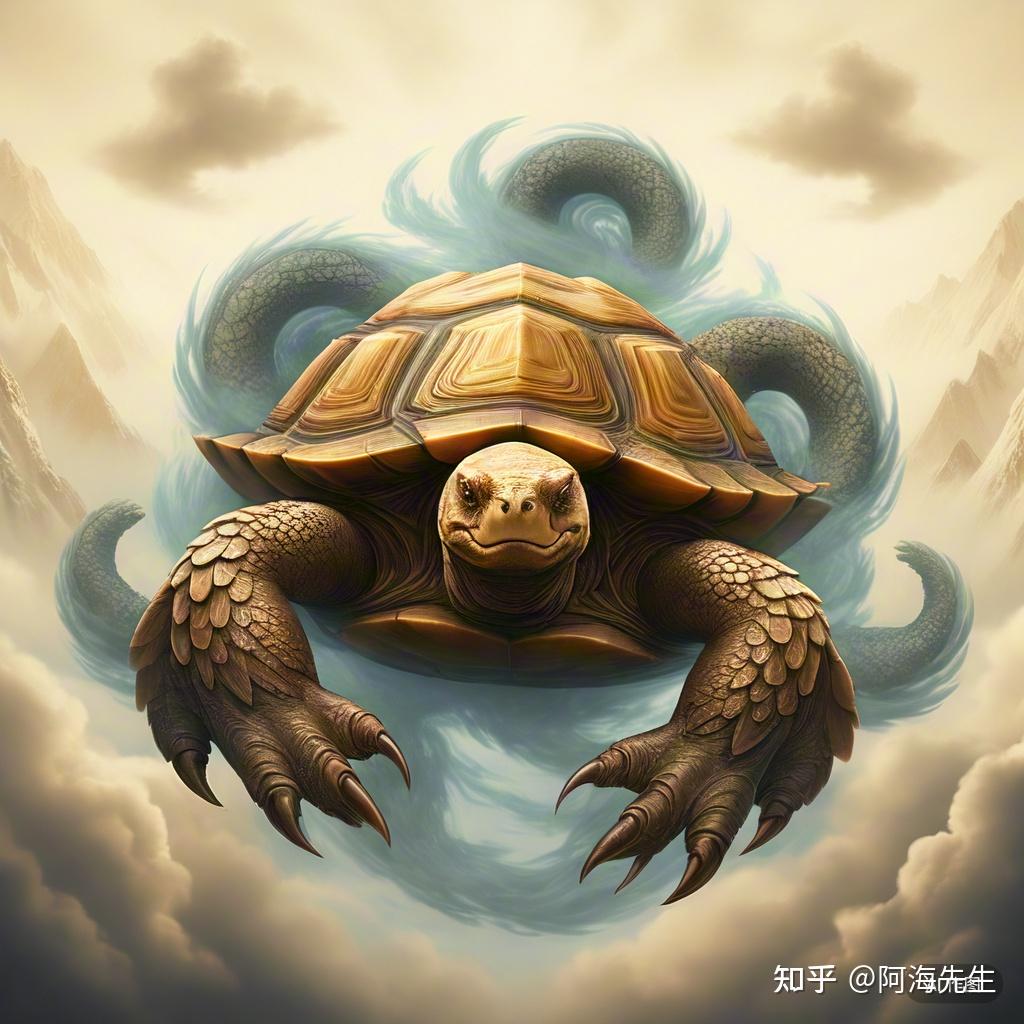 《山海经》中的旋龟:神秘灵龟,奇幻之韵