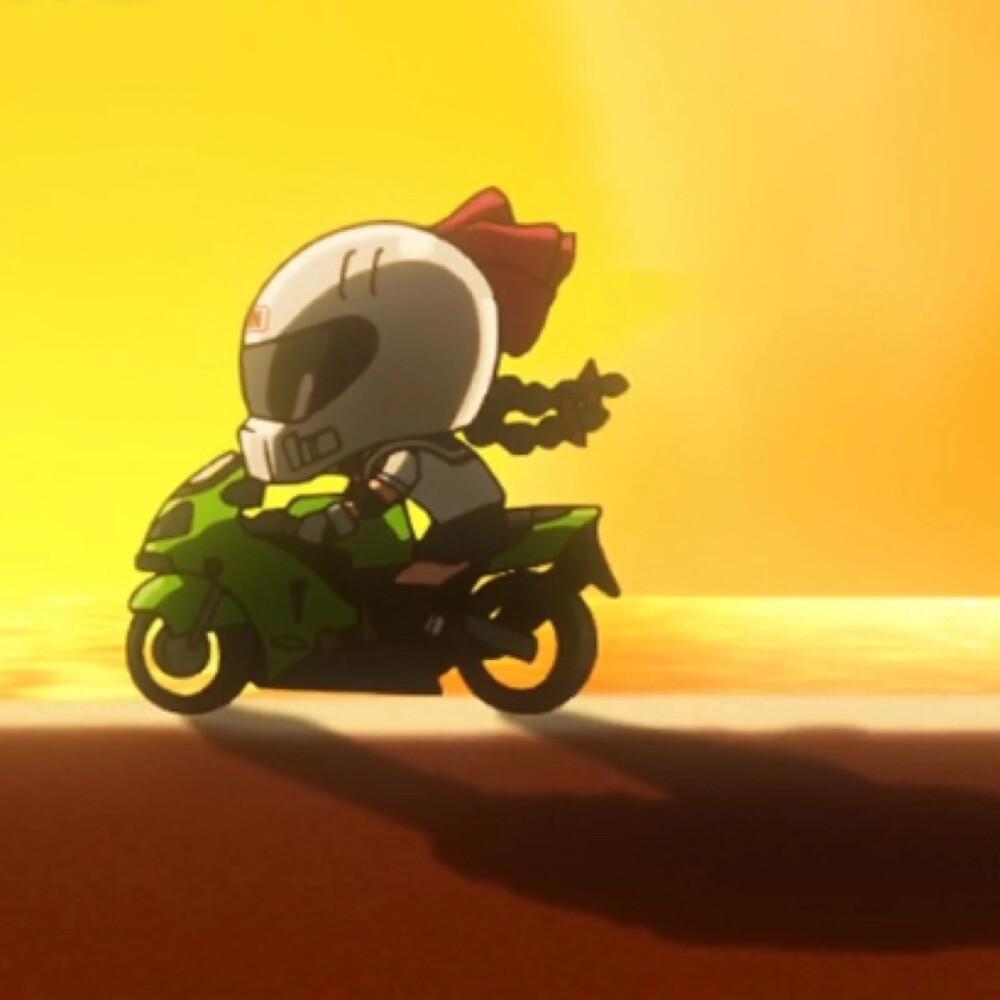 有没有这类动漫重机或头盔的头像壁纸?