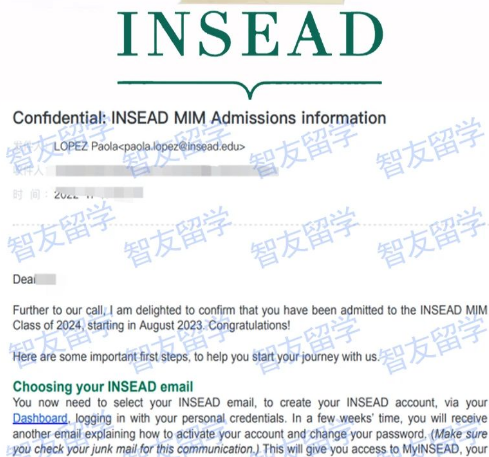 【insead Offer捷报】梦想成真，恭喜智友贸大学子斩获insead管理学offer 知乎 