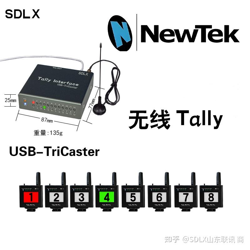 Vizrt Newtek Tricaster导播台无线Tally灯 支持USB即插即用