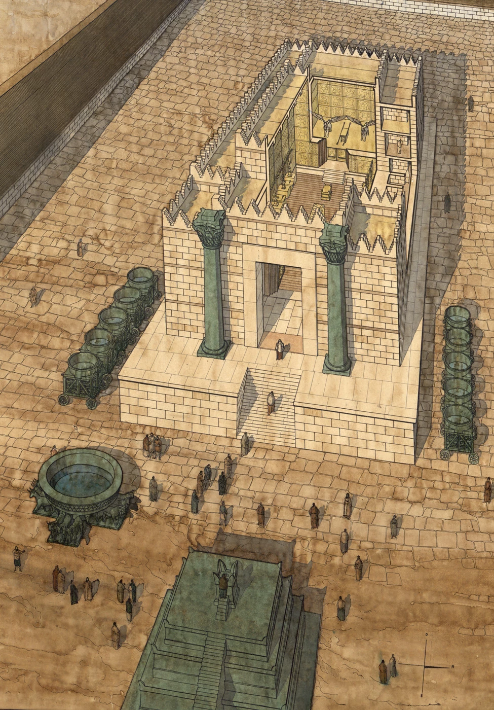 这座要塞据说始建于哈斯蒙尼王朝时期,巴尔科赫巴起义期间,成为犹太