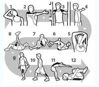 教您一个毛巾操关节锻炼拉伸肌肉它都行