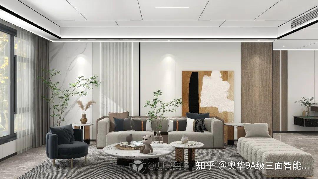 118㎡轻奢格调暖居，精装房新释义！ - 知乎