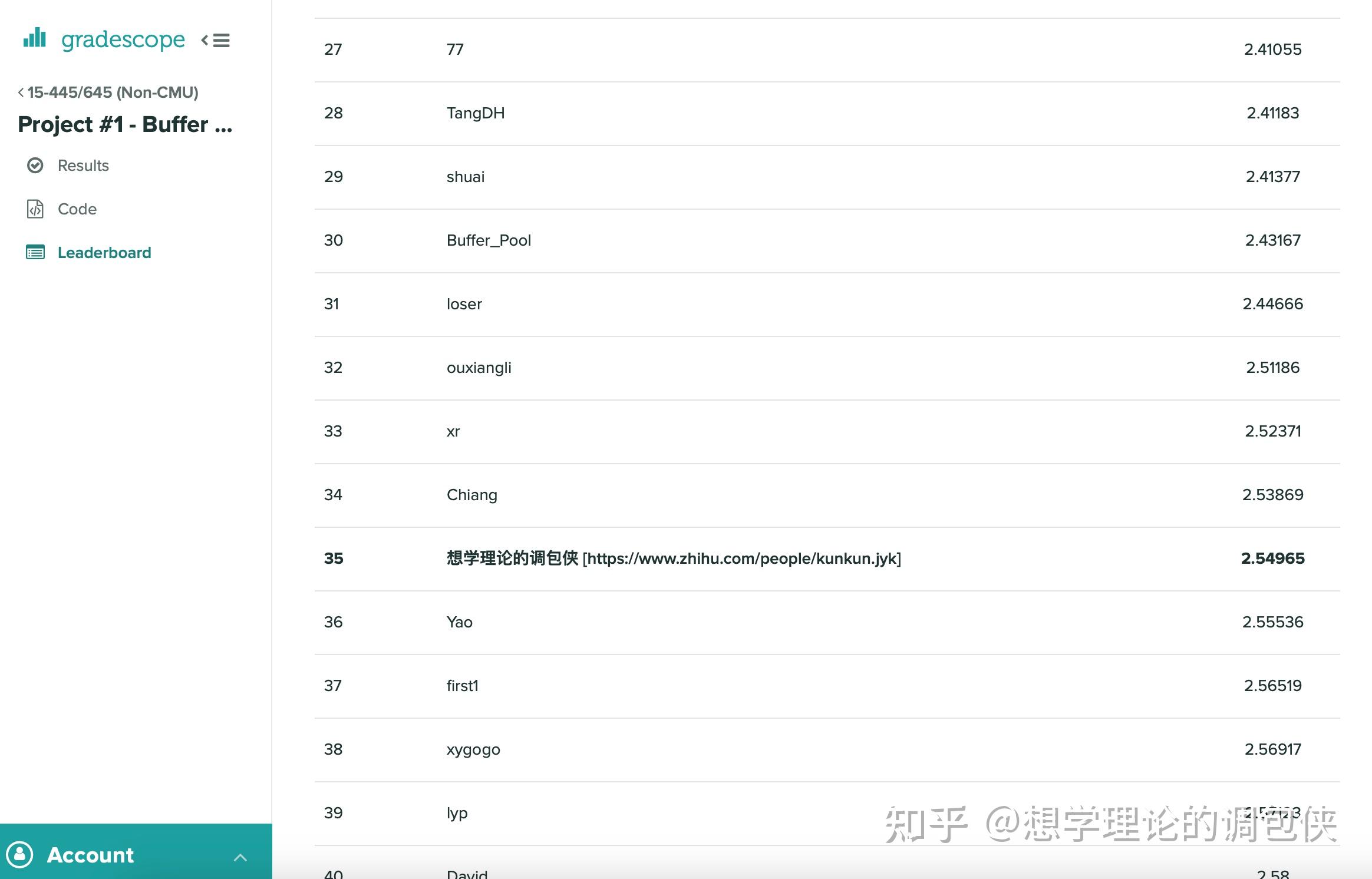 CMU 15445/15645 Database Systems 存活指北