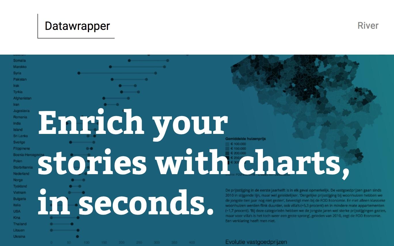 30个值得推荐的数据可视化工具（2020年更新）