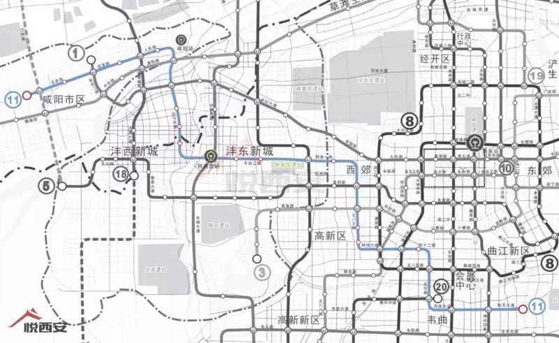 西安地铁23号线规划图图片