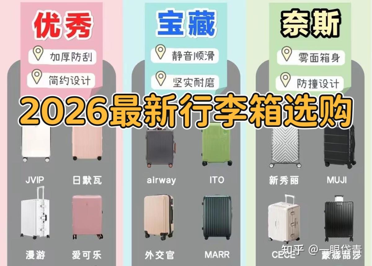 2026年有哪些行李箱质量很好? - 知乎