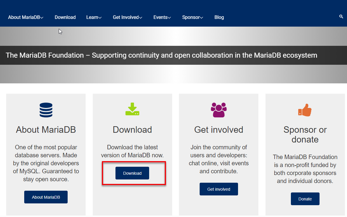 centos7中安装mariadb