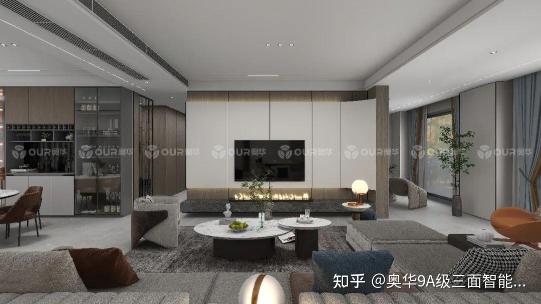 奥华新作丨113㎡轻奢暖居,年轻夫妻的最爱! - 知乎