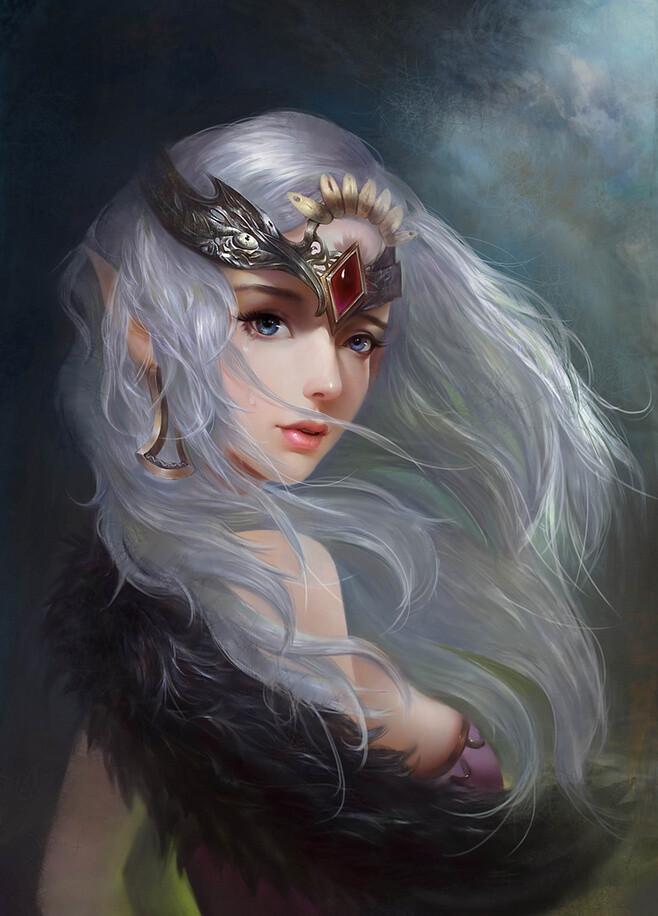 超有质感的一组cg厚涂原画欣赏特别好!