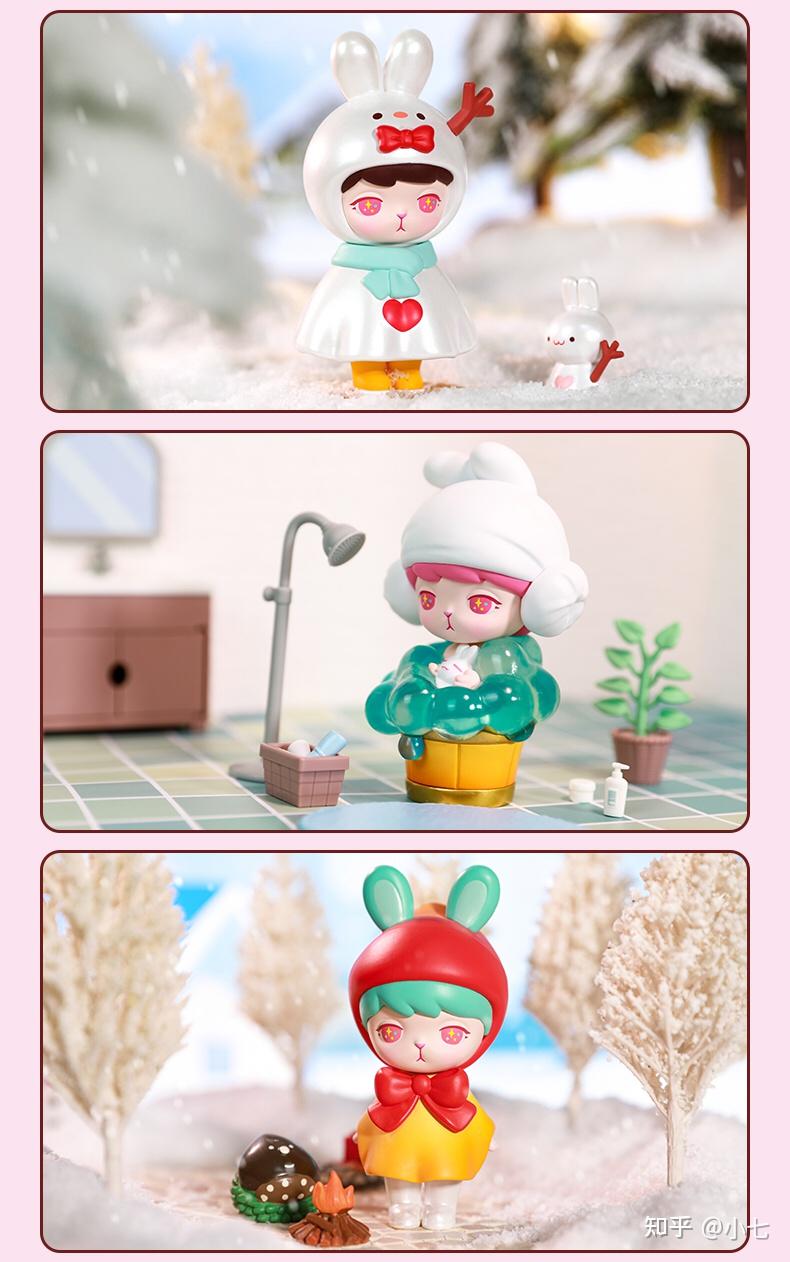 泡泡玛特bunny冬季系列太好看了