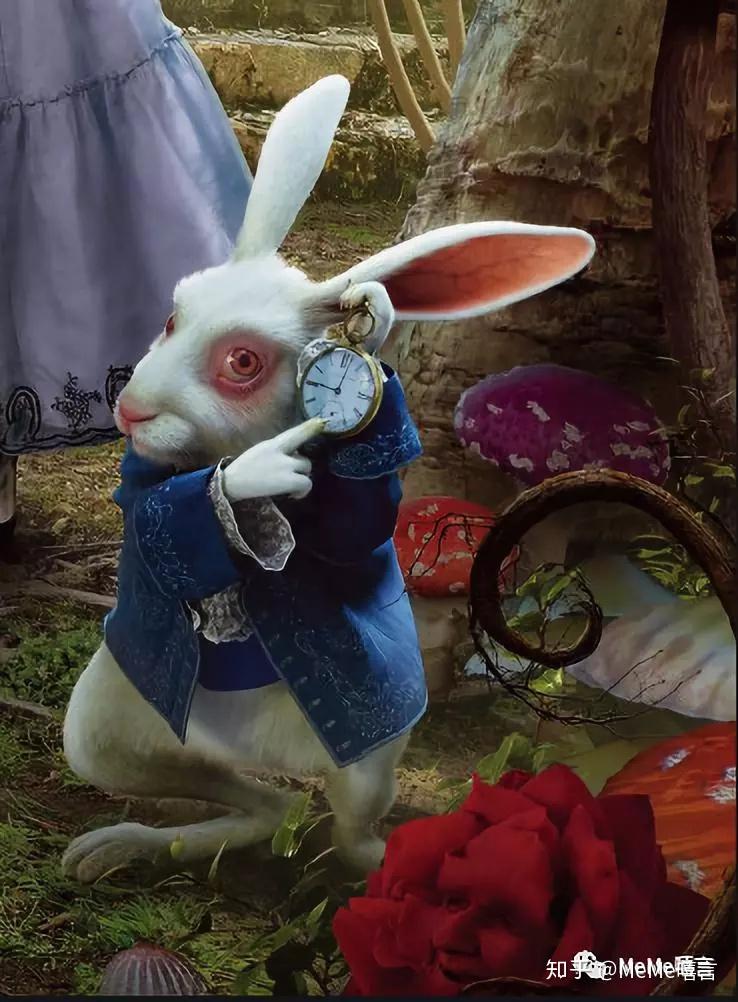 《爱丽丝漫游奇境》中的兔子先生,创作于1862年