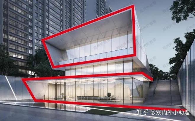 建筑造型之折板手法运用详解 - 知乎