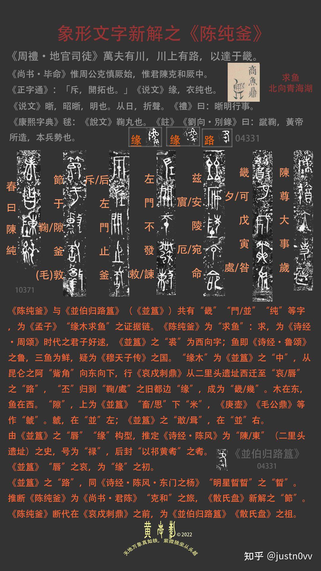 象形文字新解之《陈纯釜》 - 知乎