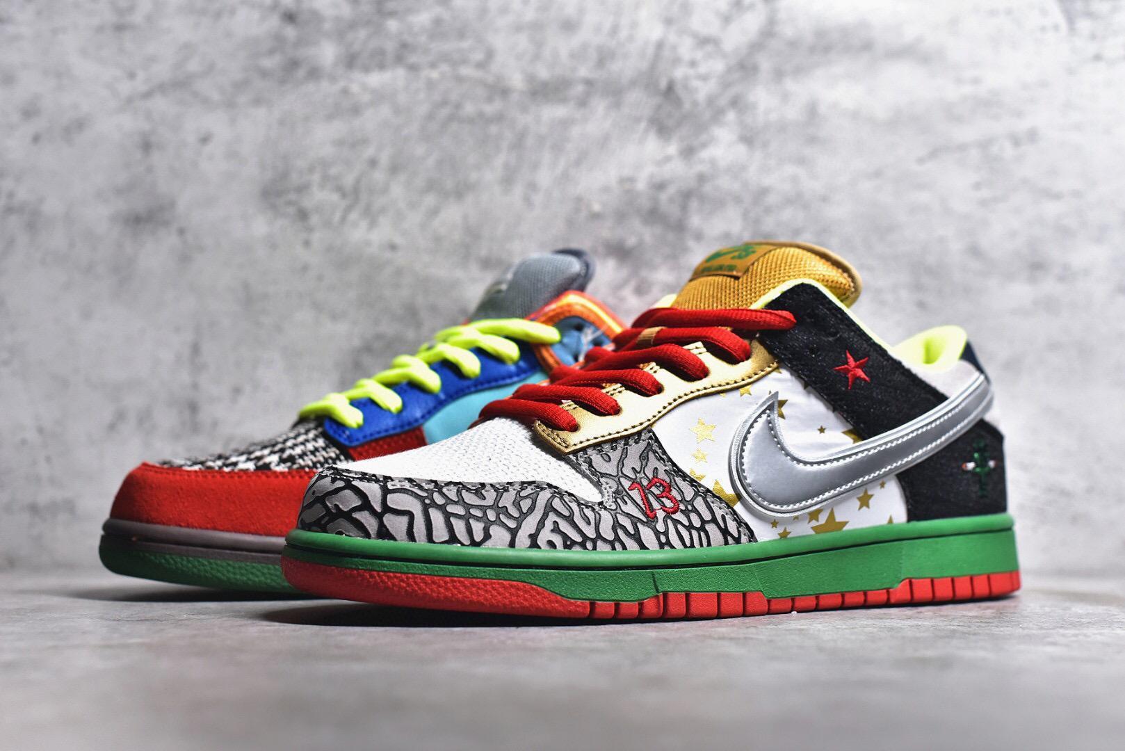 耐克慈善鸳鸯鸽子 nike sb dunk low what the dunk 波普艺术混搭板鞋