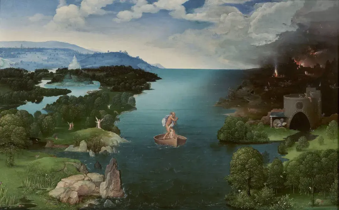 帕提尼尔《卡隆渡过冥河的风景》
