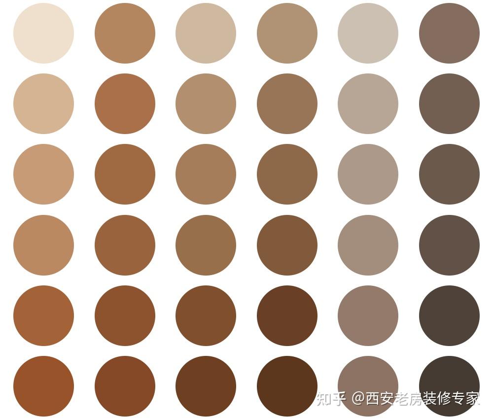 米色,卡其色,褐色,甚至是棕色,都能完美契合奶油风