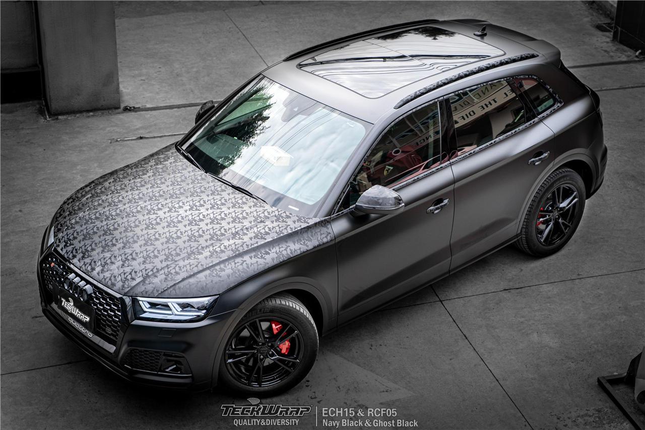 奥迪q5黑化 双拼,好看吗?