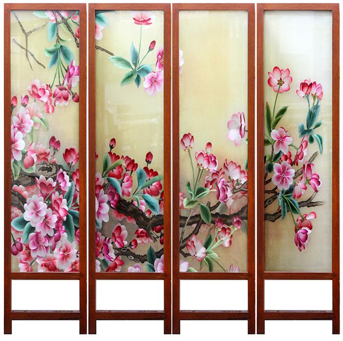 湘绣屏风装饰家的新高度