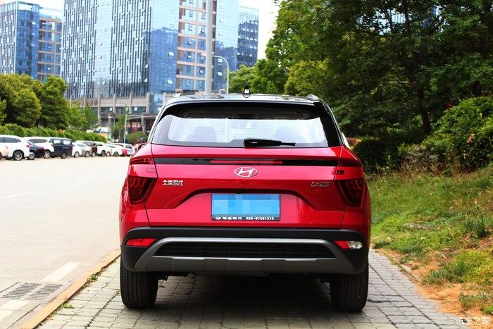 我又来了红色次顶配北京现代ix25用车小作业