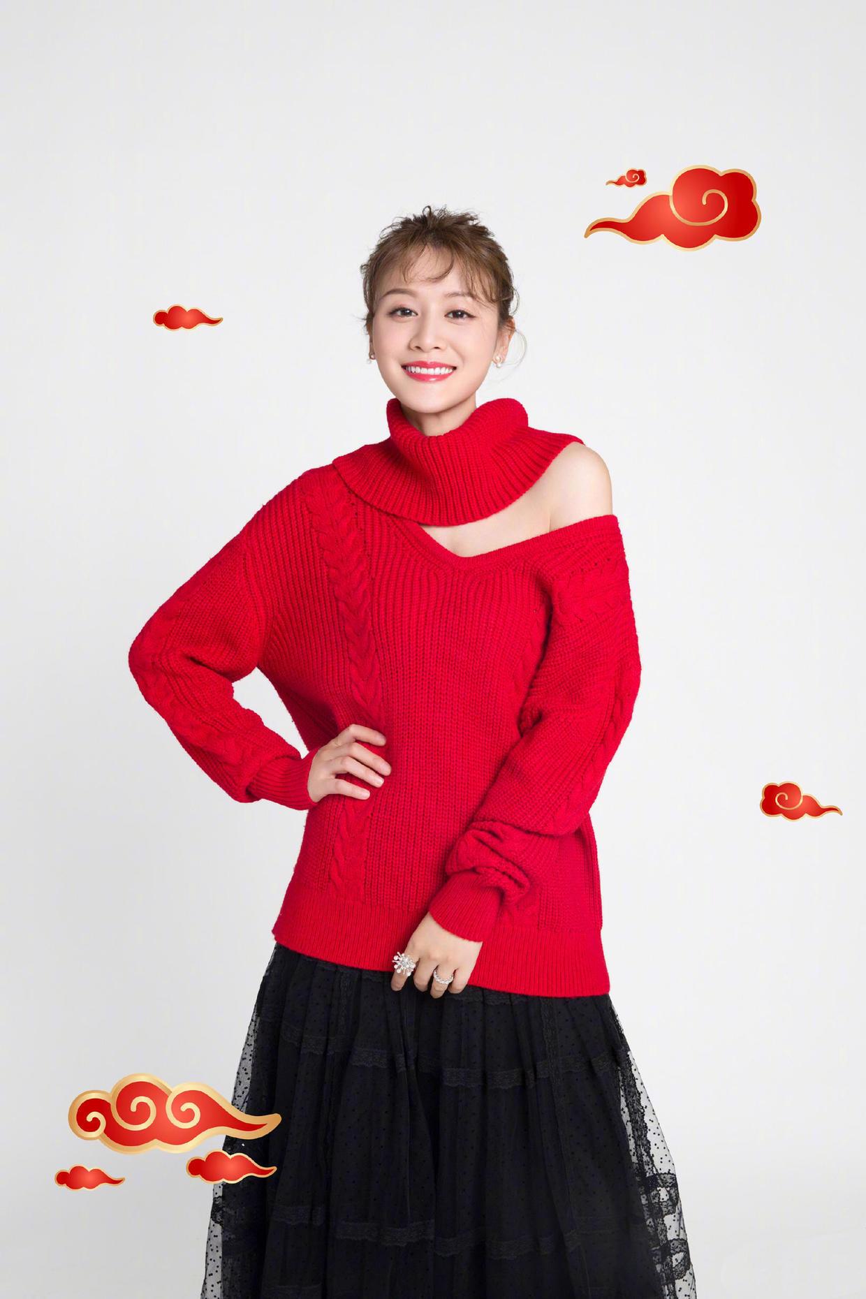 有一种高级感叫叶一茜穿毛衣明明很普通她却穿出了贵妇感