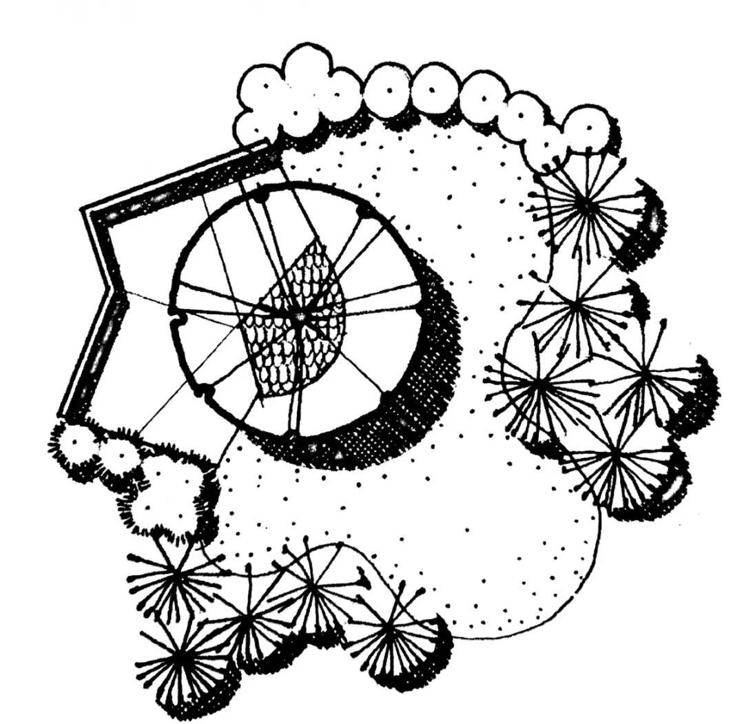 滨水景观节点也可以在草坪上运用?