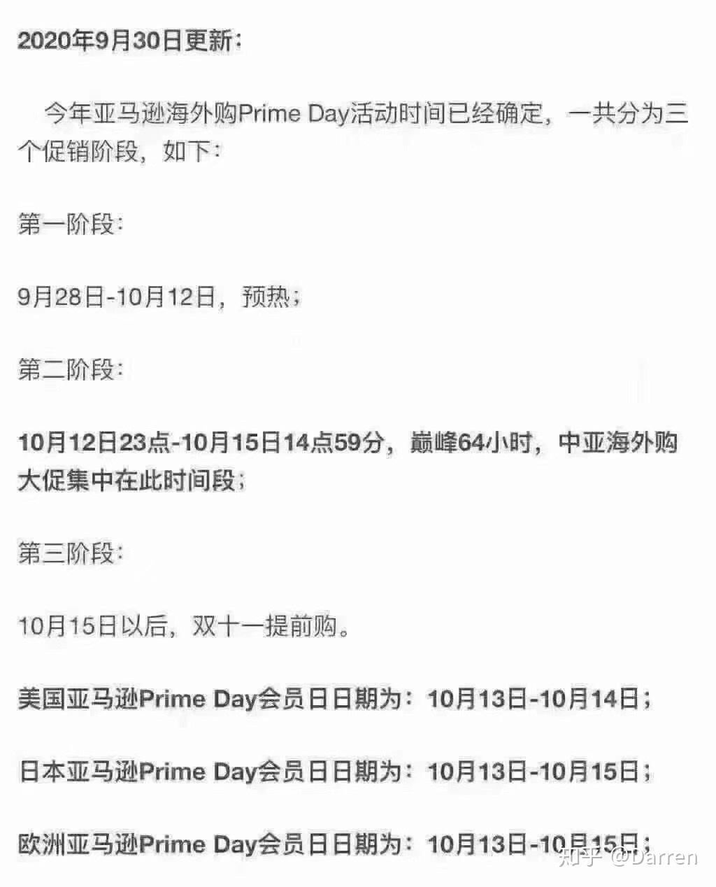 Amazon Prime Day 2020 知乎