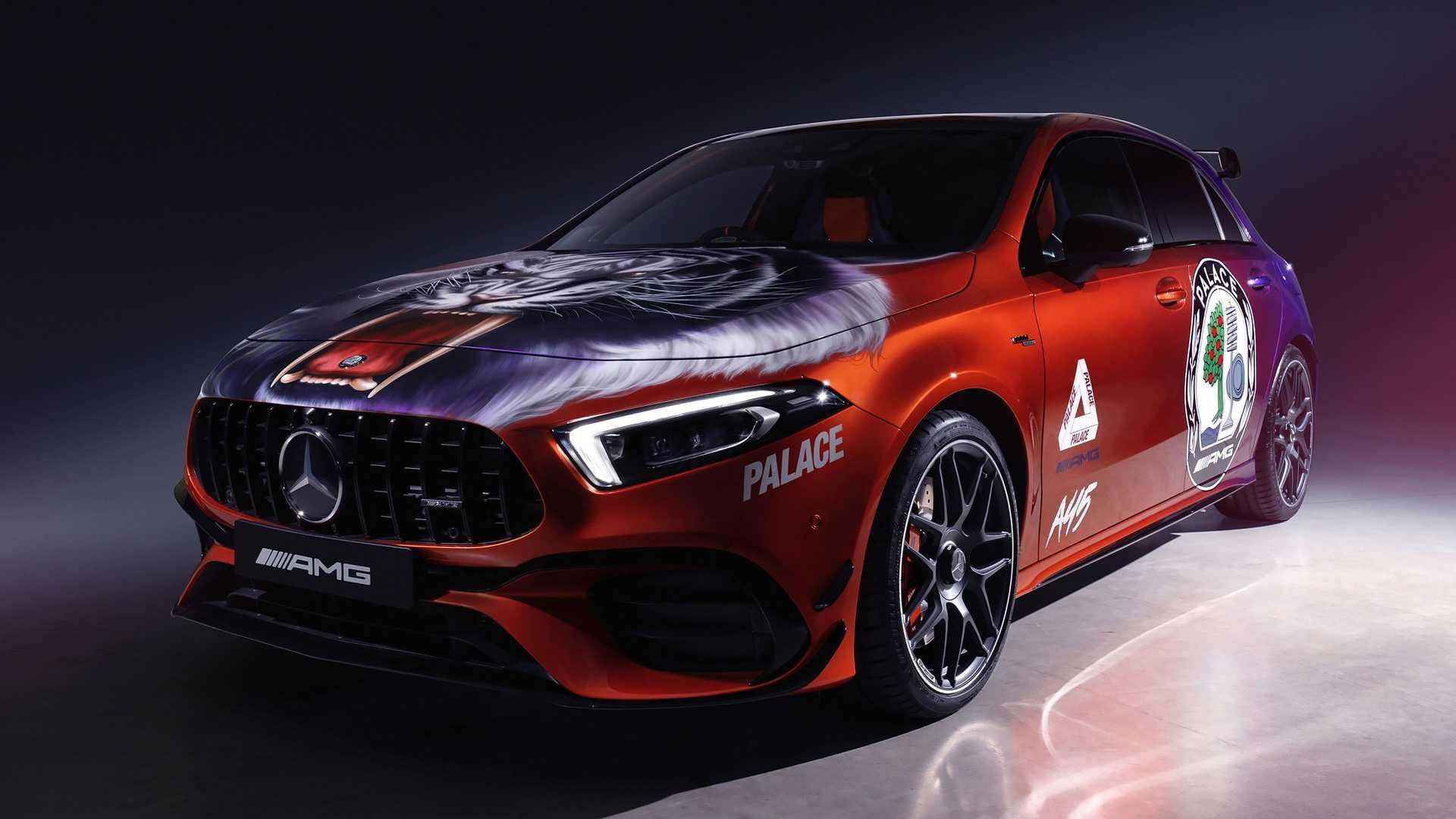 g63,sl63和amg gt63打造,每款车型都使用了七层喷涂工艺来突显渐变